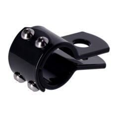 3-piece clamp 1-1/8". Black steel - Runda rör