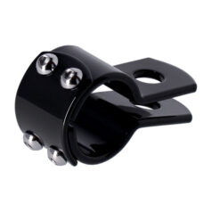 3-piece clamp 1-1/4". Black steel - Runda rör