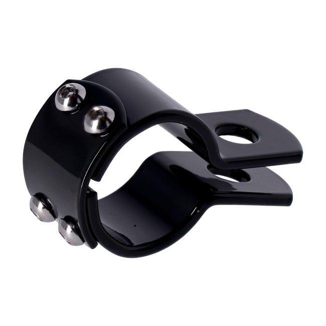 3-piece clamp 1-1/2". Black steel - Runda rör