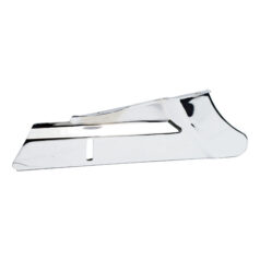 Lower rear belt guard. Chrome - 07-24 FLT/Touring