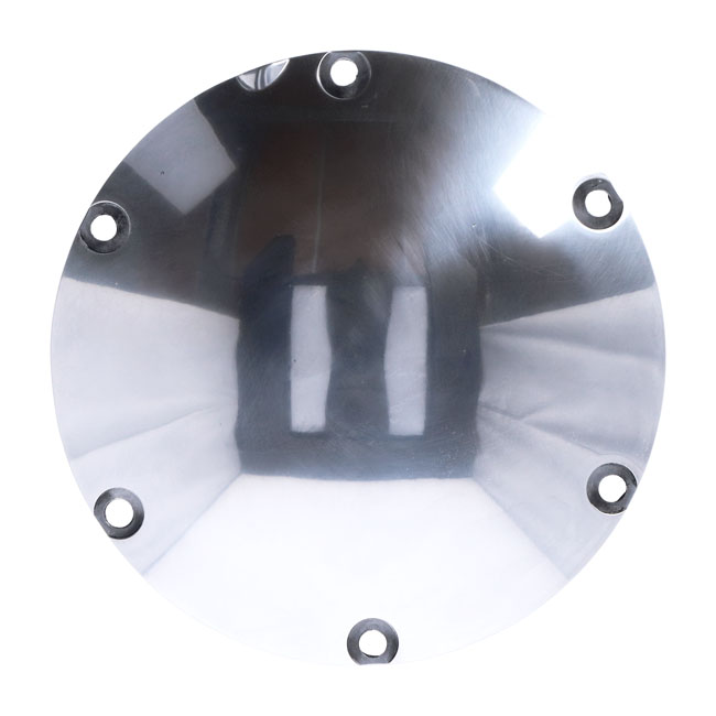 Derby cover, OEM style Domed. Polished - 04-22 XL Sportster; 08-12 XR1200