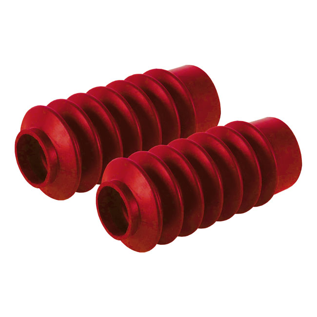 Bobber boots 39mm tubes. Red - Universal