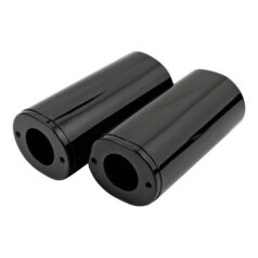 Upper fork slider covers, Std length. Black - 49-84 FL; 86-17 FLS, FLSS, FLST, FLSTC, FLSTF (exkl. 2007 FLSTF), FLSTFB, FLSTFBS, FLSTN; 80-13 FLT/Touring, Trikes