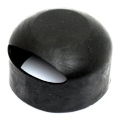 Black rubber end cap, solenoid - 65-88 Big Twin; 67-80 XL Sportster