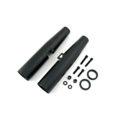 MCS, fork shrouds for 39mm forks. Black - 88-03 XL Sportster