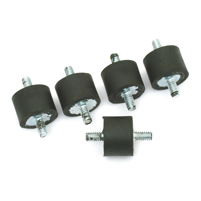 Battery box / oil tank mount rubbers - 67-89 XL Sportster; 65-86 FL, FX; 84-99 Softail