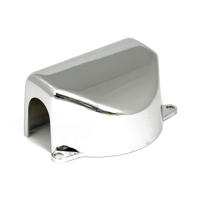 Handlebar clamp cover. Chrome - 07-17 FLSTF/B; 09-17 FLSTC