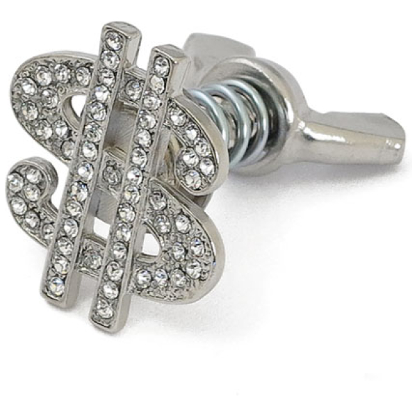 License plate mount kit US Dollar. Chrome/diamonds - Bild 2