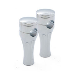 Talon aluminum riser kit, 4" rise. Chrome - För 1" (25,4 mm) styre