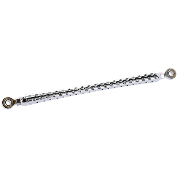 Shifter rod 'Drilled'. Chrome - 93-05 FXDWG