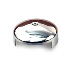 Generator end cover. Chrome - 58-69 FL; 57-81 XL Sportster