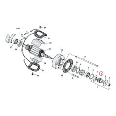 Generator drive gear, 14 tooth - 63-E84 XL Sportster