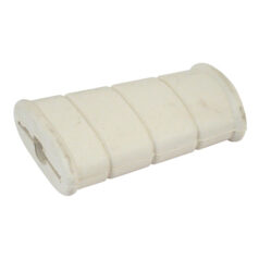 Repl. rubber for flat kick pedal. White - L29-67 FL; 52-56 K, KH; 57-67 K, XLH; Andra i anpassade applikationer