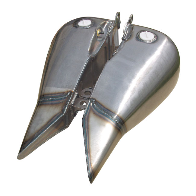 Flatside stretched gas tank, 5 gallon - 84-99 Softail; 85-86 FXWG