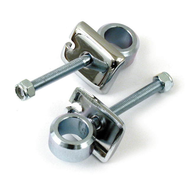 Axle adjuster kit - 73-E84 FL; 73-86 FX; 84-85 Softtail; 79-96 XL Sportster