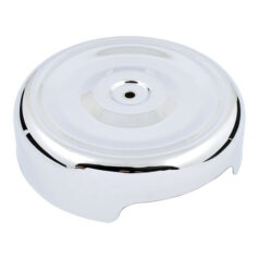 Air cleaner cover, Bobber style. 8", chrome - 11-14 FXS; 12-15 FLS; 12-16 XL1200V