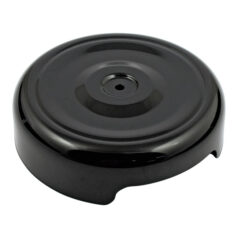 Air cleaner cover, Bobber style. Black, 8" diameter - 11-14 FXS; 12-15 FLS; 12-16 XL1200V