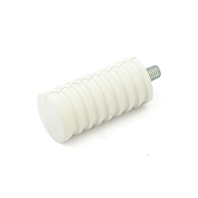Shifter peg OEM style, 1/2" long stud. White - De flesta H-D med 5/16-24 gängor