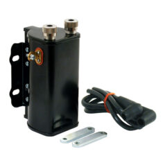 OEM style early 12-volt coil & cable kit, black - 30-47 Big Twin; 30-52 45" Flathead; 53-54 Servi-Cars . Med ett 12 volts elsystem
