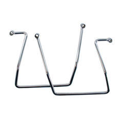 Saddlebag support kit. Chrome - 91-05 Dyna; 96-05 FXDWG