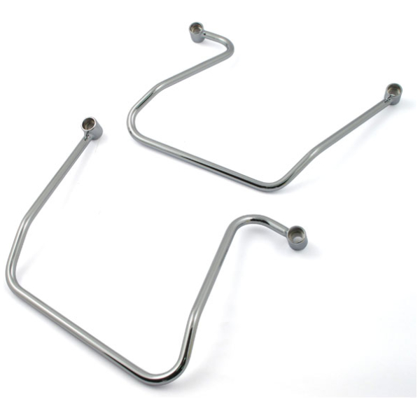Saddlebag support kit. Chrome - 06-08 FXDWG