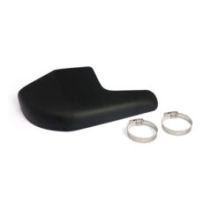 FL Shovel horizontal crossover heat shield black - 65-84 4-växlade FL-modeller