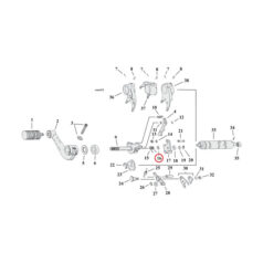 Washer, spring spacer - 91-03 5-växlad XL Sportster