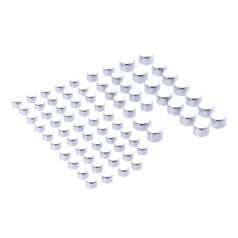 Smoothtopps, push-on cover set (75pc). Chrome - 07-08 FLT/Touring