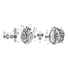 Sprocket shaft spacer shim. .180" - 70-02 Big Twin
