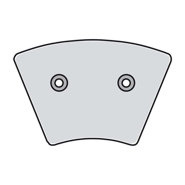 MCS, brake pads front. Organic - Fram: 74-77 FX, XL Sportster