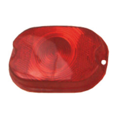Replacement lens, 55-72 taillight - 55-72 Big Twin, XL Sportster