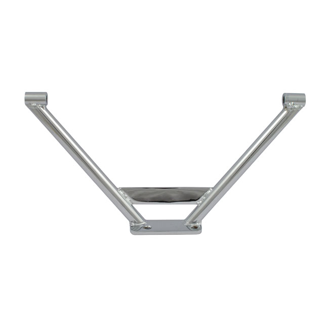 rigid frame passenger foot peg bracket. Chrome - H-D med stel ram och 4-växlade transmissioner i specialanpassade applikationer