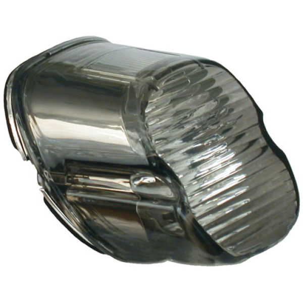 Laydown taillight lens. Light smoke - 99-E03 H-D (exkl. 1999 Softail, FXSTD)