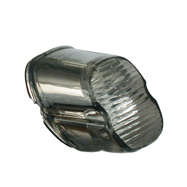 Laydown taillight lens. Light smoke - 99-E03 H-D (exkl. 1999 Softail, FXSTD)
