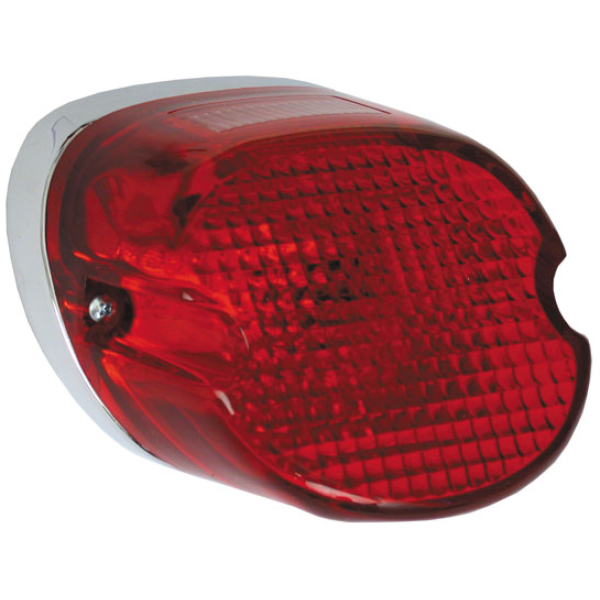 Laydown LED taillight. Red lens - 73-98 H-D