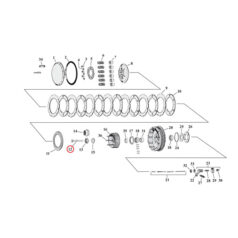 Clutch release rod set - 56-70 XL Sportster (exkl. 67-69 XLH)