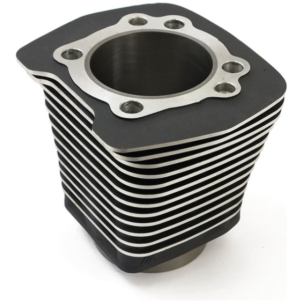 Replacement cylinder 80" Evo, front/rear. Black - 84-99 80" (1340cc) Evo Big Twin