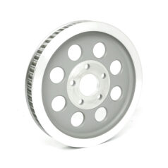 Reproduction OEM style wheel pulley 61t, 1-1/8" belt. Silver - 91-99 XL Sportster