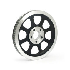 Reproduction OEM style wheel pulley 70t, 1-1/8" belt. Black - 00-06 Softail (exkl. FXSTD)