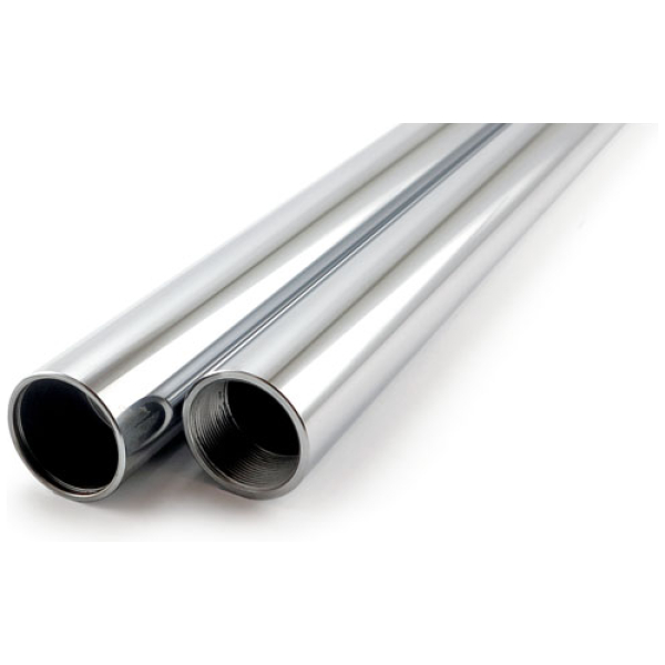 Fork tubes 41mm, 26-7/16". Show chrome - 49-E77 FL-modeller