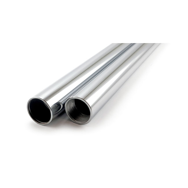 Fork tubes 41mm, 26-7/16". Show chrome - 49-E77 FL-modeller
