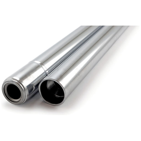 Fork tubes 41mm, 22-7/8". show chrome - L77-84 FL, FLH (+2"); 80-83 FLT, FLHT (+2"); 80-83 FXWG (-2")