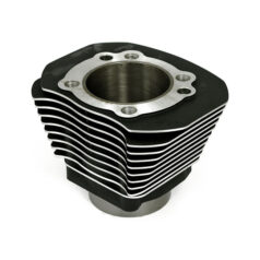 Replacement cylinder 1200 Sportster, front/rear. Black - 00-22 XL1200