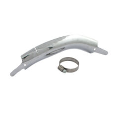 FLT front header heat shield chrome - 81-91 FLT/Touring