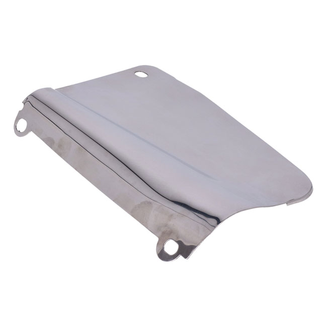 Back panel fork. Left side. Stainless - 49-84 FL