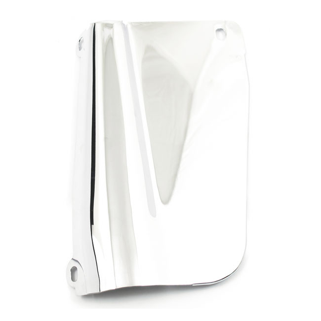 Back panel fork. Left side. Chrome - 49-84 FL Big Twin