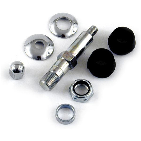 Lower shock stud kit zinc - 58-66 FL