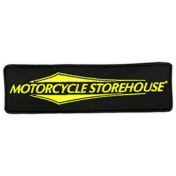 Motorcycle Storehouse, logo patch. Black