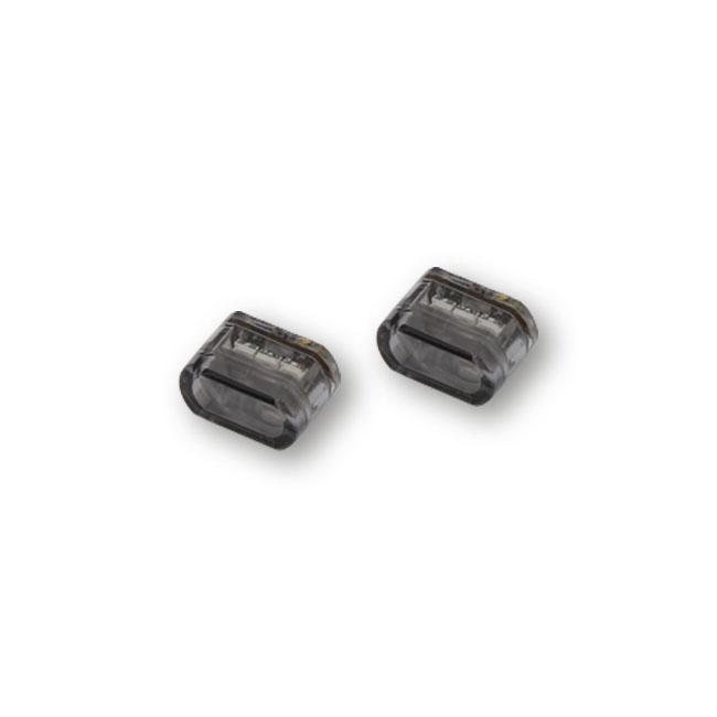 'Module 2' LED turn signals. Smoke lens. ECE - Universal