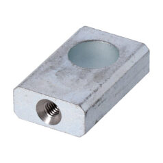 Block, axle adjuster swingarm - 06-17 Dyna